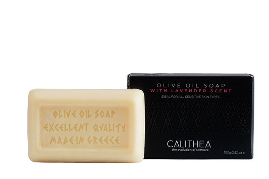 100% NATURAL CALITHEA OLIVE OIL SOAP WITH LAVENDER
